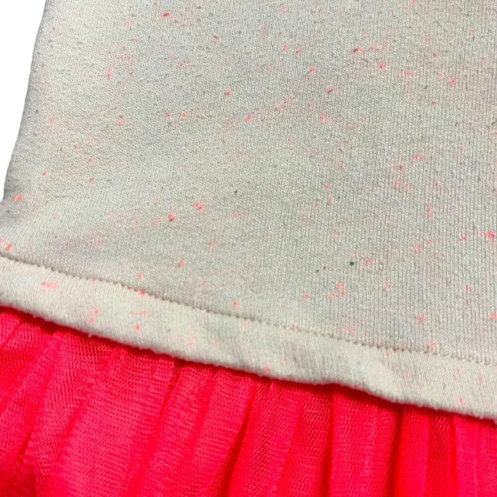 Baby Gap 3Y Neon Pink Confetti Tulle Dress